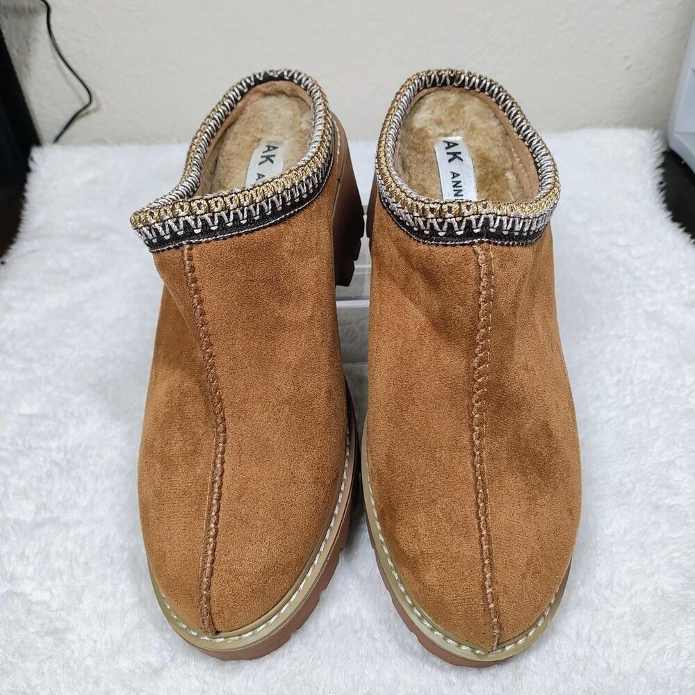 Anne-klein Women's Brown and Tan Loafers